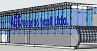 Edificio de oficinas y control de acceso para AGC
